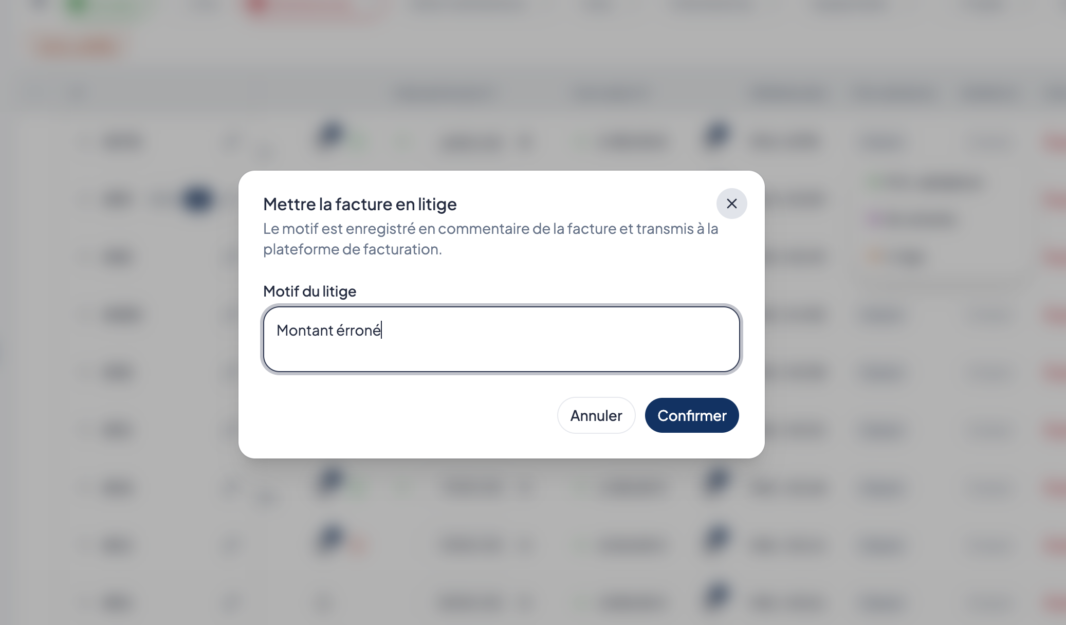 📄 Factures en litige : des informations plus claires
