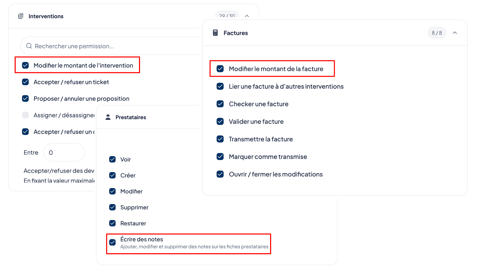 🔐 De nouvelles permissions pour affiner les droits de vos utilisateurs
