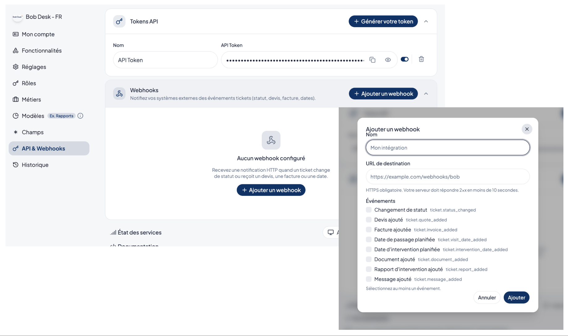 π New outgoing webhooks for your tickets